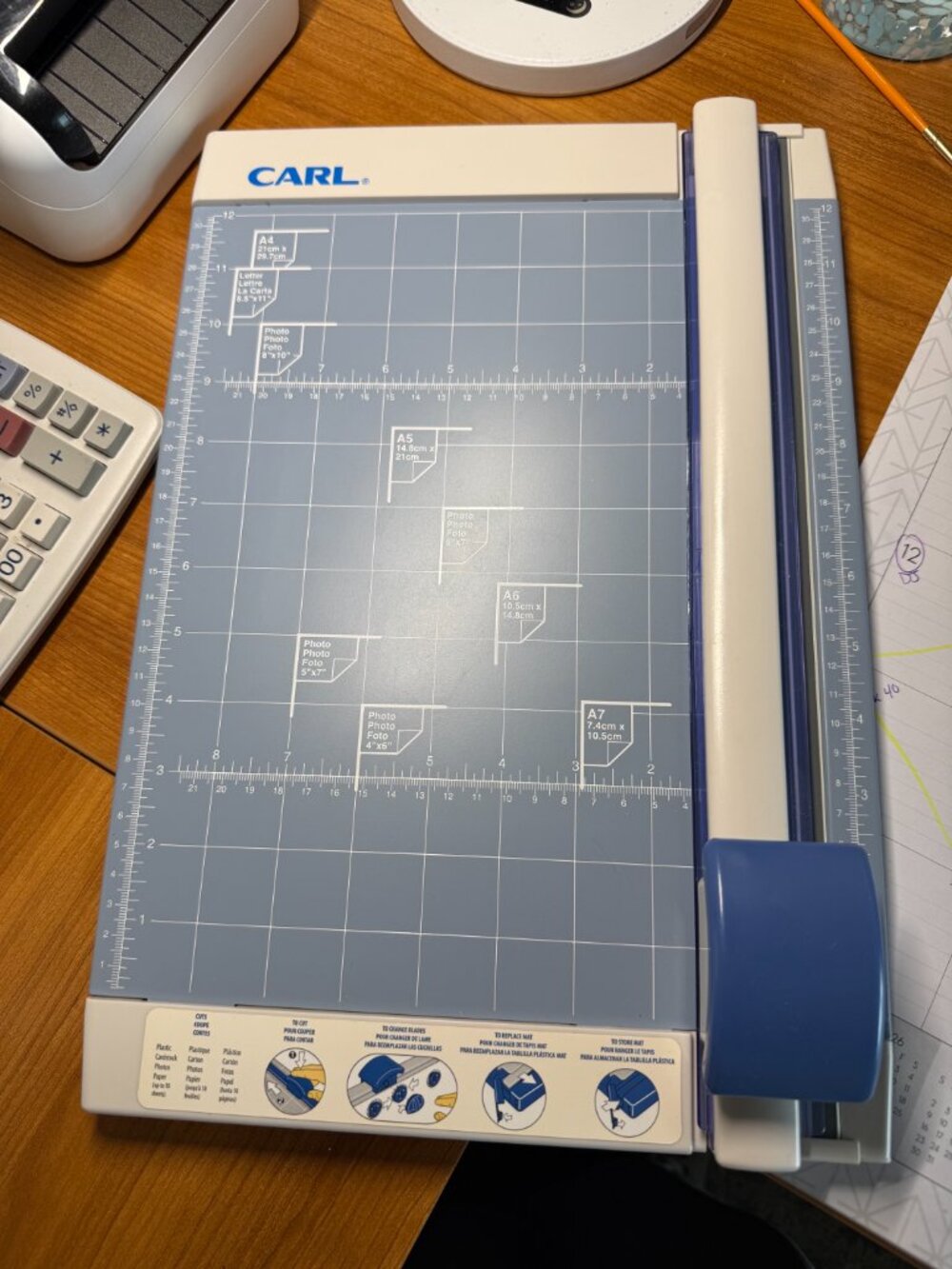 CARL Professional Rotary Trimmer Disk Cutter